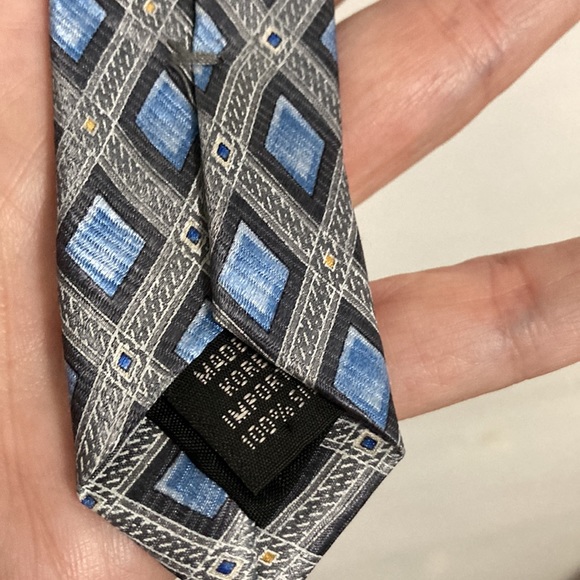 Geoffrey Beene blue men’s wear tie - Picture 4 of 5